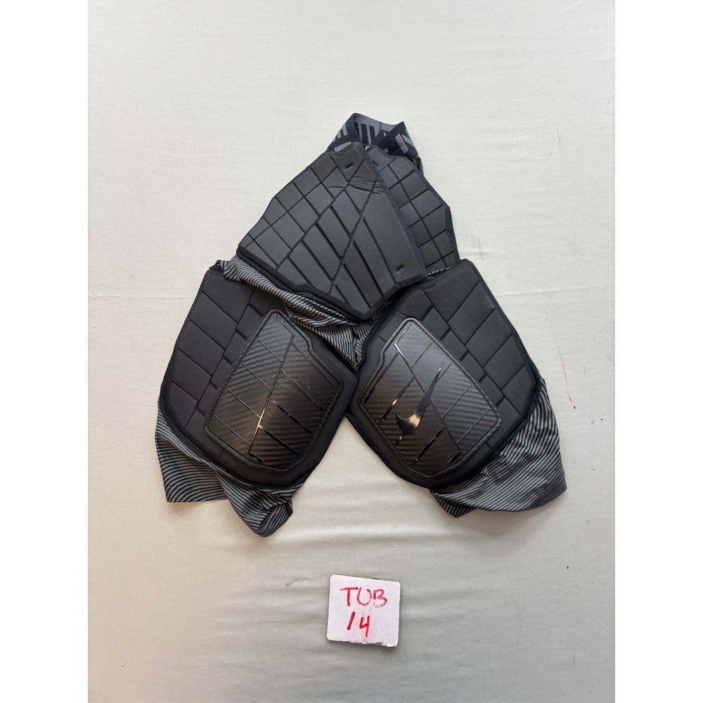 Nike Pro Combat Hyperstrong Padded Football Shorts Gray Black 2XL 808772-010